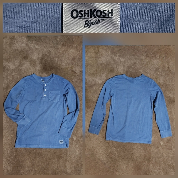 OshKosh B'gosh Other - OshKosh B'gosh Classic Blue Henley Shirt